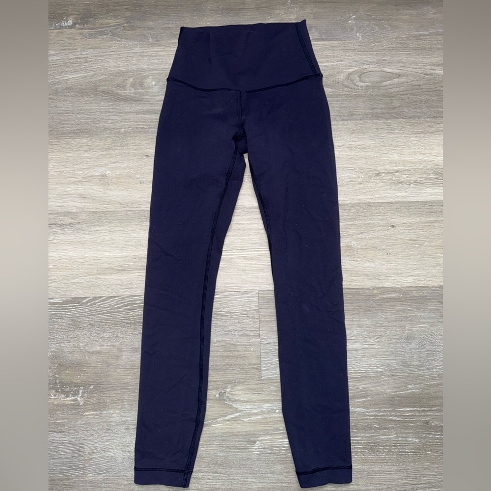 Lululemon Wunder Under High-Rise 7/8 Tight- Navy Blue / size 2 - Picture 7 of 14